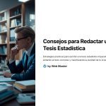 1 Consejos para Redactar una Tesis Estadistica