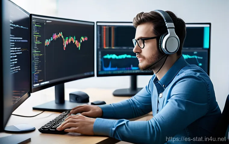 통계분석가로 성공적인 커리어 쌓기 - **The Data Detective's Insight**
    "A curious statistical analyst, a woman in her late 20s, wearin...